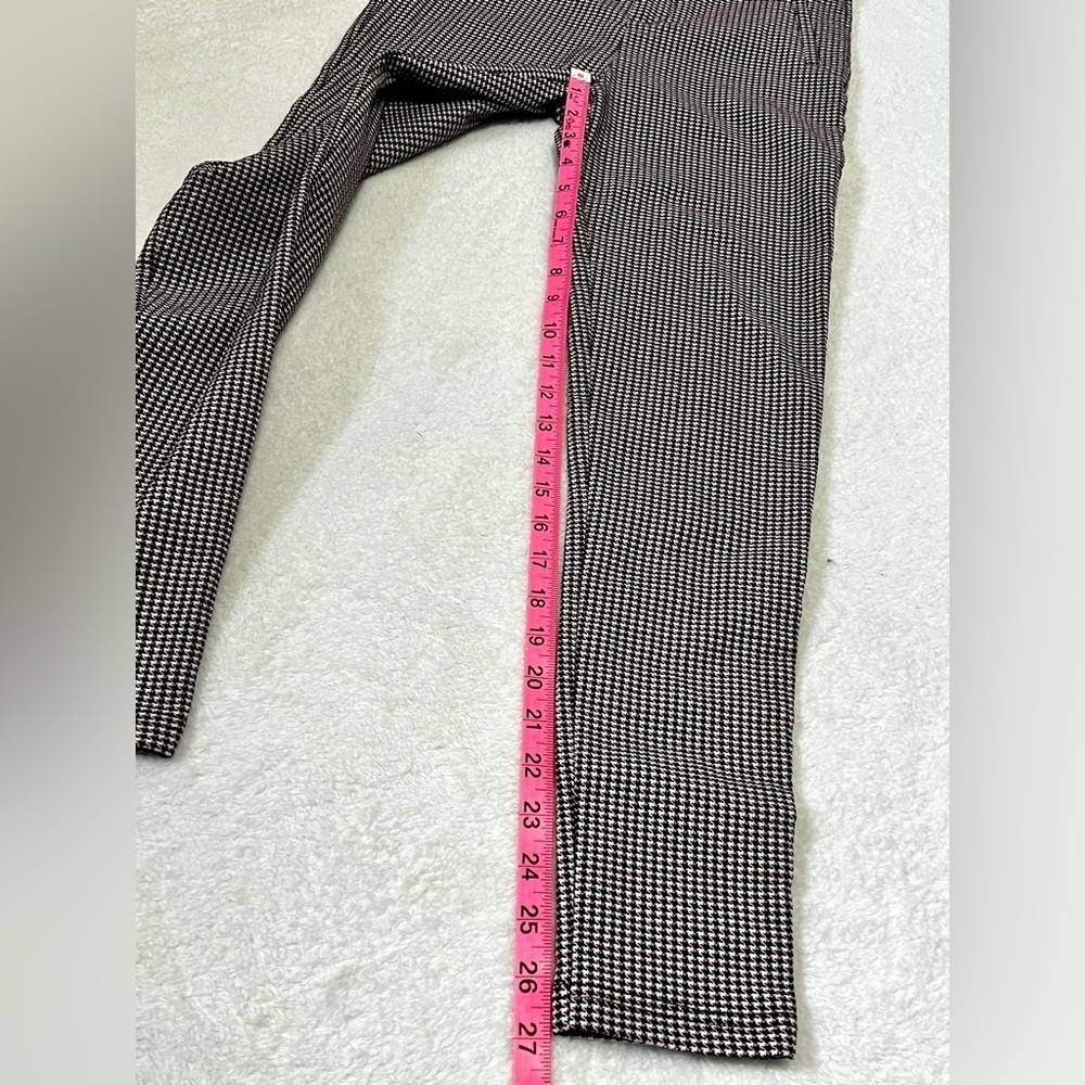 Zara Plaid Houndstooth High Waisted Skinny Pant - Medium (28") - Picture 6 of 12